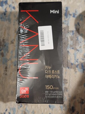 MAXIM KANU Mini Dark Roasted Korean Instant Americano Coffee 150 sticks