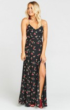 NWT SHOW ME YOUR MUMU NICOLE MAXI DRESS MF7-914_CK02 CHEEKY CHERRY CREPE XL