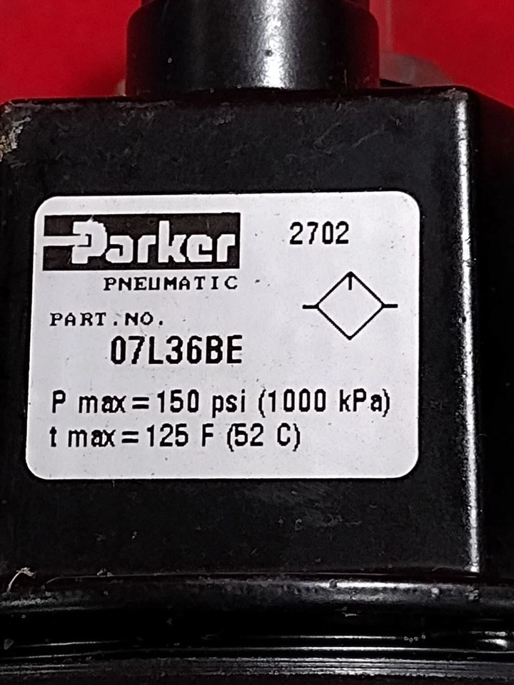 Parker 07L36BE Compressed Air Filter  - Image 2 of 3