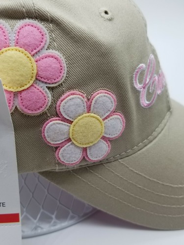 Cabelas NWT Pink Pale Flowers Hat Size Xs Youth 62  - Picture 2 of 4