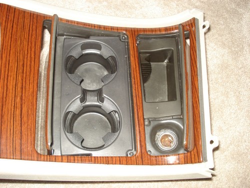 Cadillac Escalade 2001-02 "Woodgrain" Center Console Bezel w/ Cupholder OEM - Picture 6 of 8