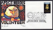 2015 AFDCS Volunteers At AMERICOVER  Curtis Pictorial EVENT COVER NR128