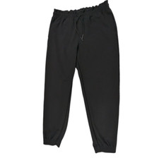 Athleta Metropolis Jogger Pants 10T Tall Black Elastic Waist Drawstring Pockets