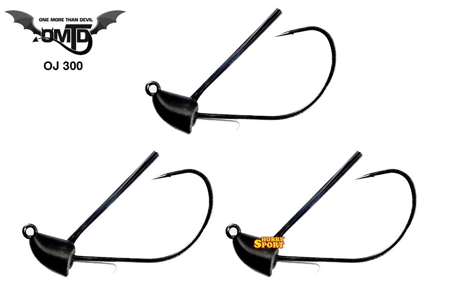OMTD OJ 300 T-ACTION SIZE 2/0 JIG HEAD 5.3 GR - 3/16 OZ CON ANTIALGA X SPINNING