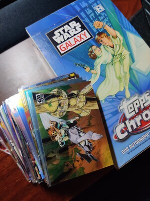 2021 Topps Chrome Star Wars Galaxy Base Cards 1-100, Complete your set