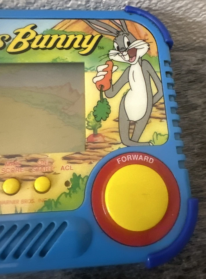De colección Bugs Bunny 1990 Tiger Electronics LCD portátil probado Foto 4 de 4