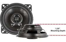 RetroSound 4" Inch 2-way Ultra-thin Replacement Speakers R-452N Slim Profile    