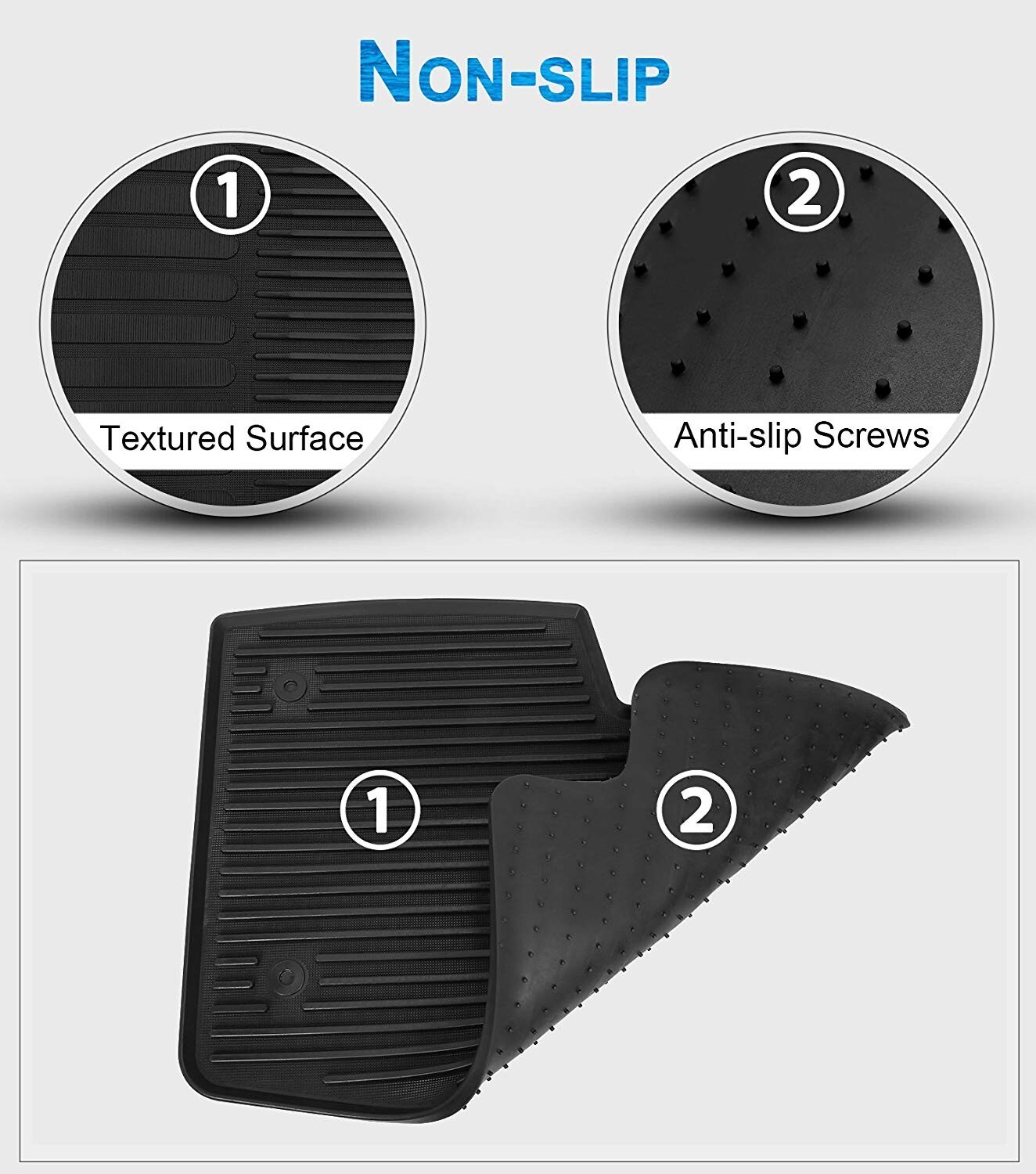 Beige Honda Civic Floor Mats 20122016 Rubber Custom Fit Liners for