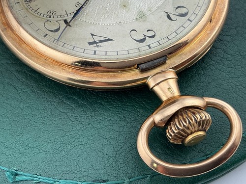 Russian Imperial SIGMA 56 14K 585 SOLID GOLD Pocket watch Spiral Breguet Working - Picture 6 of 12
