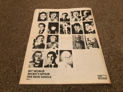 MEL09 ALBUM/SINGLE ADVERT 15X12 SECRET AFFAIR : MY WORLD