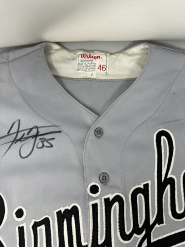 Frank Thomas Signed Birmingham Barons Authentic Wilson Jersey Beckett COA - Picture 3 of 7