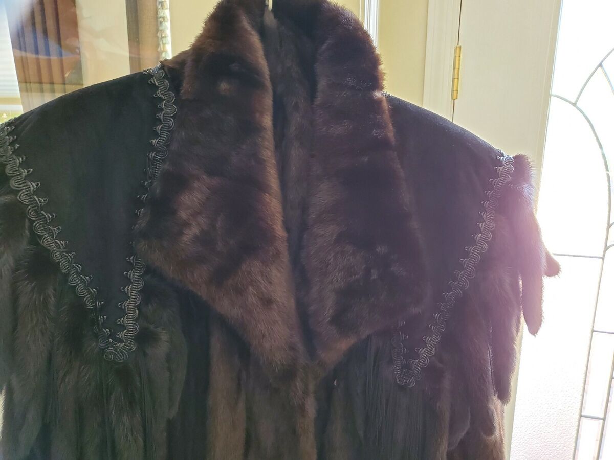 MINK FUR Full Length Coat by HUDSON'S BAY with Reversible MINK FUR Full Length Coat by HUDSON'S BAY with Reversible
