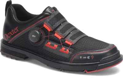 Dexter THE 9 Stryker BOA Black/Red Men's Bowling Shoes