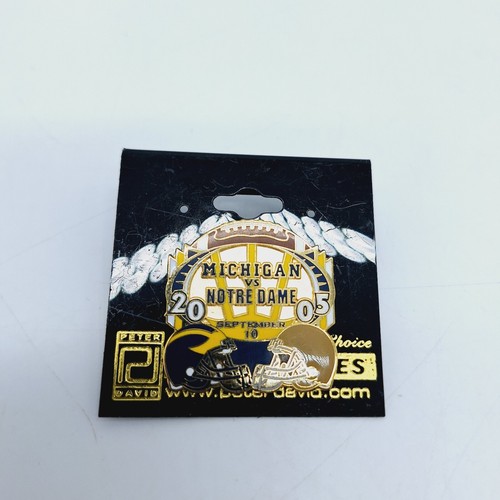 Neu Michigan Notre Dame 2005 Football Pin/Pinback 10. September
