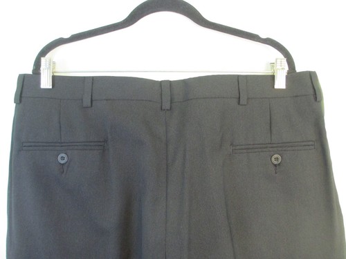 Kenneth Cole Reaction Men's Black Wool Blend Dress Pants 40x32 - Picture 6 of 9