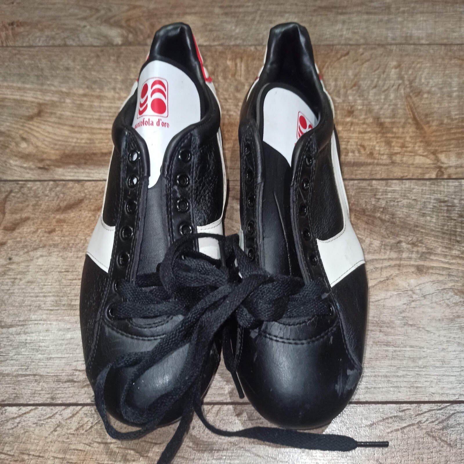 PANTOFOLA D’ORO Scarpe da calcio vintage anni 80 Pantofola d'Oro SG tacchetti Italia taglia 43