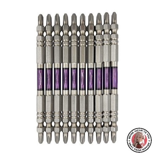 Two 110 Bit NEW ANEX ARTS-14M Ryutsu Bit Double-Ended Slim +2 x 110 Bag ...