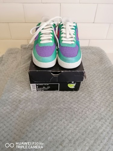Custom Hand Painted Nike Air Force 1 07 LV8 boxed uk6 - Picture 2 of 6