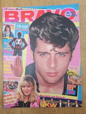 Bravo 37 vom 9.9.1982 (Kiosk Qualität!) Maxwell Caulfield / Hubert Kah (E415)