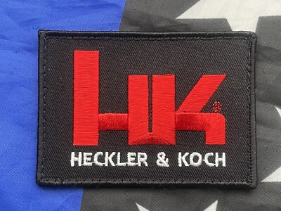 Heckler Koch HK LOGO Embroider 4'' Patch Hook/ Loop P7 P30 VP9 ACU