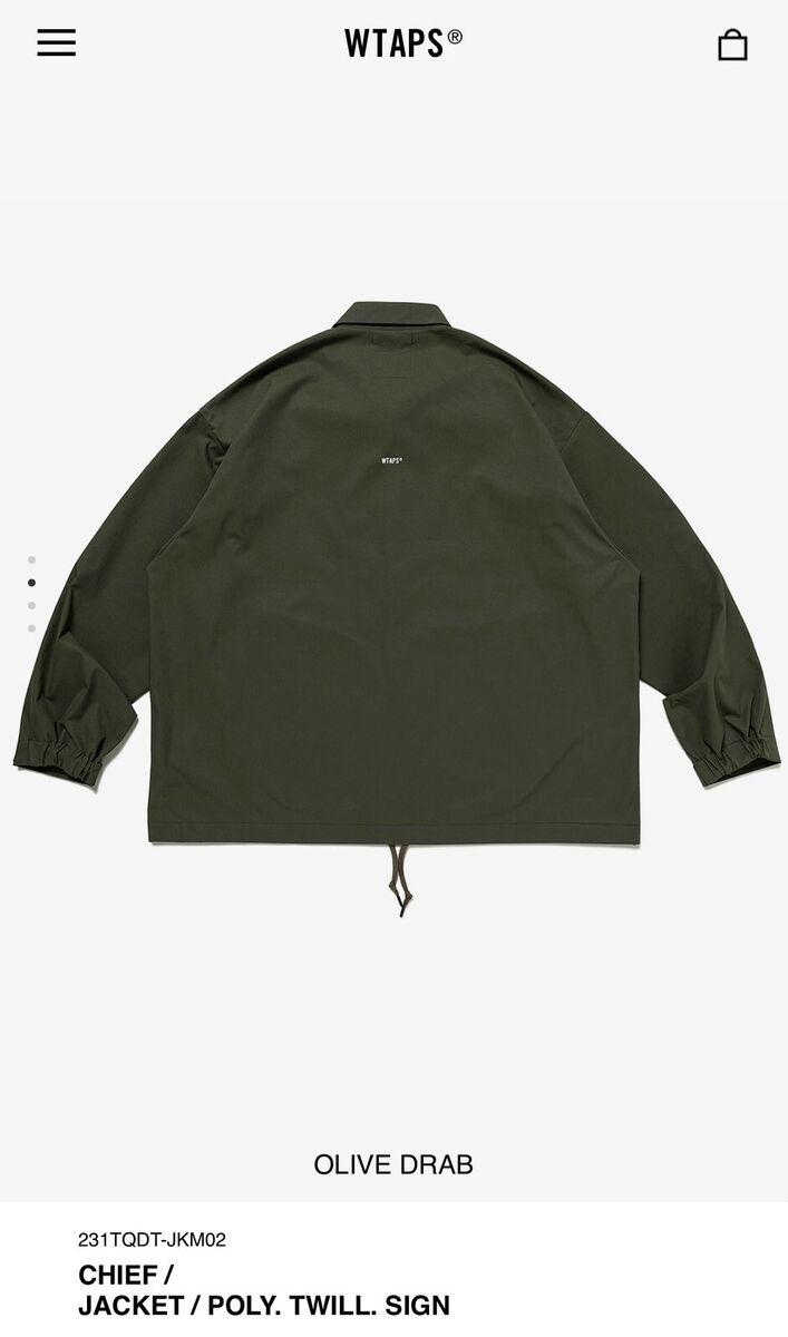 WTAPS CHIEF / JACKET / POLY. TWILL. SIGN | eBay WTAPS CHIEF / JACKET / POLY. TWILL. SIGN | eBay
