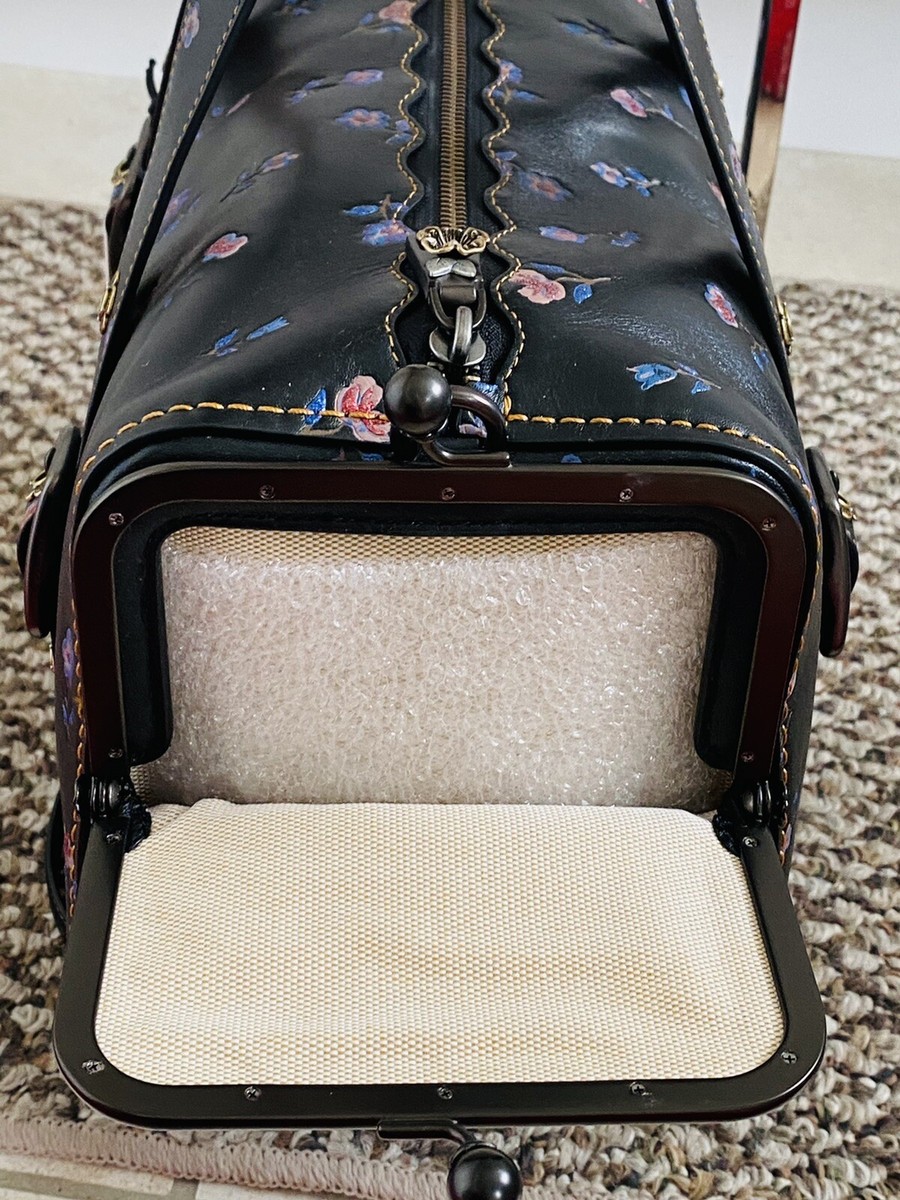 Finamore POSITANO14 関税送料込 COACH 1941 VINTAGE PRAIRIE PRINT BLACK/MULTI GLOVETANNED