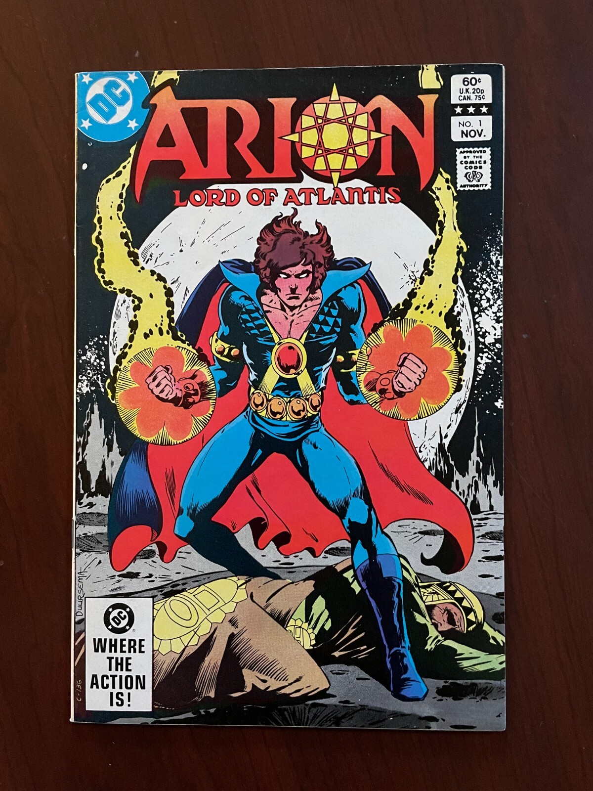 Arion Lord of Atlantis #1 & #22 (DC Comics 1982) Bronze Age Jan Duursema 8.0 VF