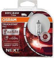 Osram H11 24V 70W PGJ19-2 Truckstar® PRO Next GEN Bis +120% Mehr Licht 2St