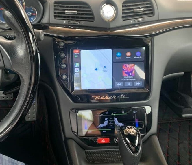 AcarDash MASERATI GRANTURISMO Gen 5 HEAD UNIT & A/C LCD CLIMATE CONTROL SET PB