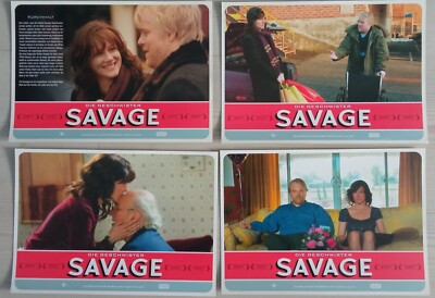 E68 4x Aushangfotos  DIE GESCHWISTER SAVAGE Laura Linney Philip Seymour Hoffman