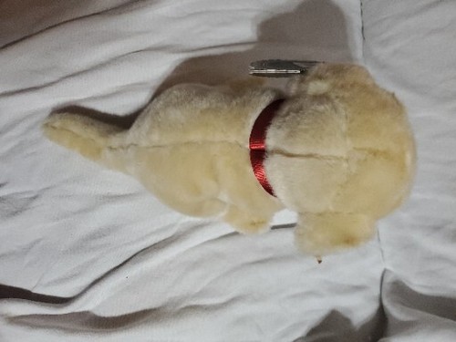 Fao Schwartz realistischer Golden Retriever gelber Labrador Welpe Hund Plüsch 14 Zoll Neu mit Etikett - Bild 9 von 10