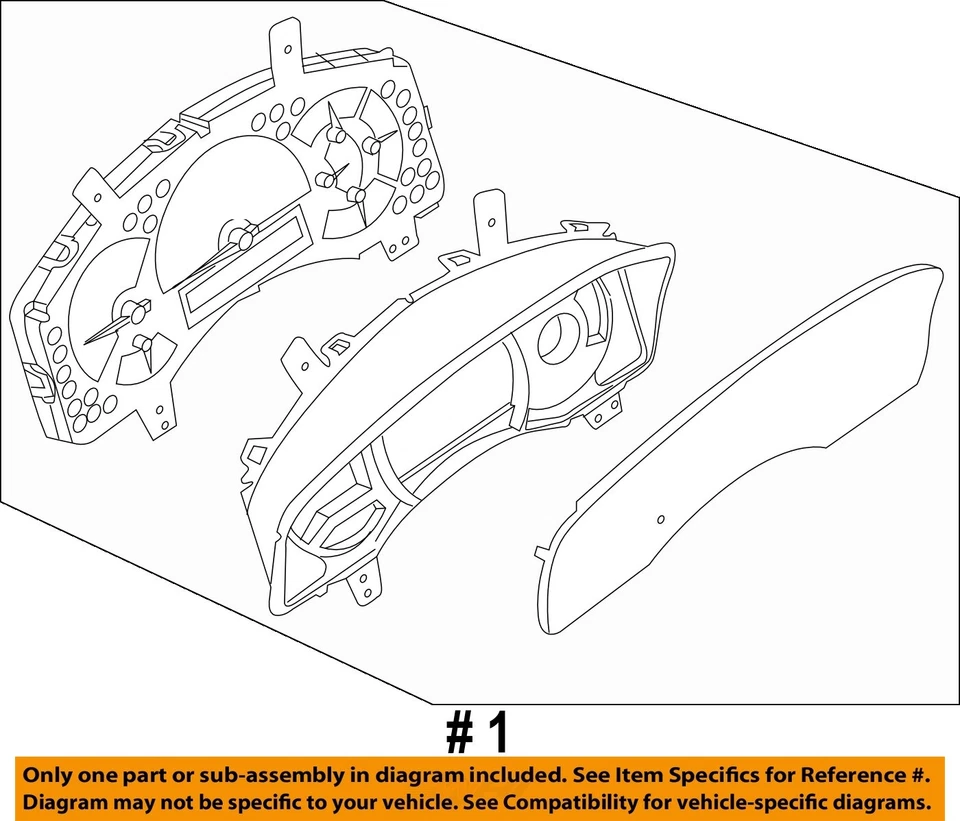 Medidor de velocímetro usado se adapta a: Nissan Titan Cluster MPH 2006 4x2 LE cambio de columna con Foto 3 de 4