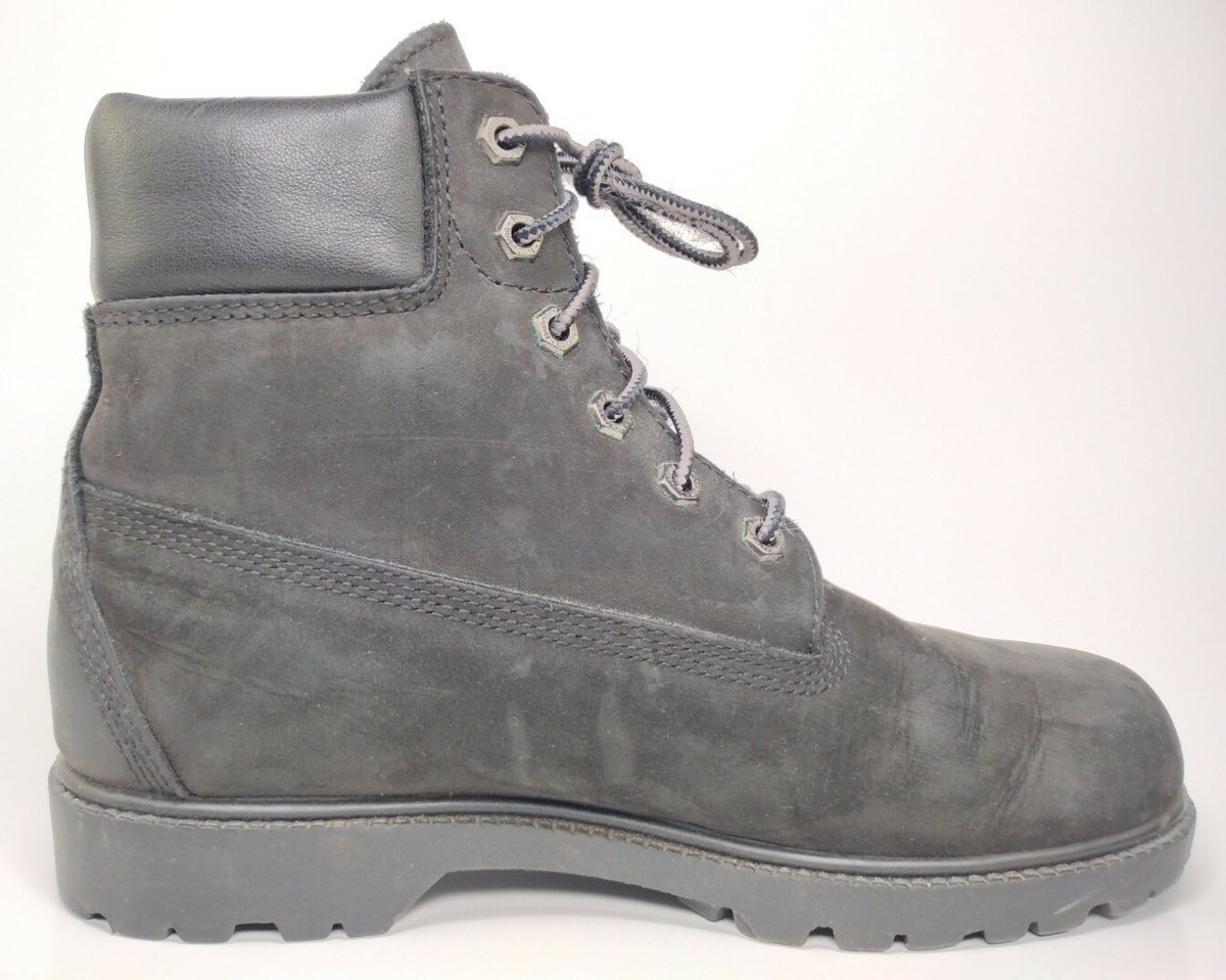 TIMBERLAND Black Nubuck 6 inch Waterproof Boots #10318 Women's