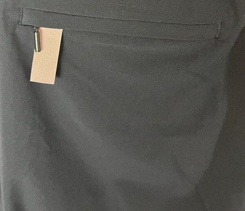 Athleta Damengröße 6 blau mit schwarzen Streifen Gramercy Trainingshose Hose weites Bein - Bild 7 von 9