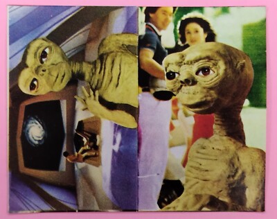 E.T. Retro Film Aufkleber Vintage Spielzeugladen Lager Selten Wertvoller Arti...