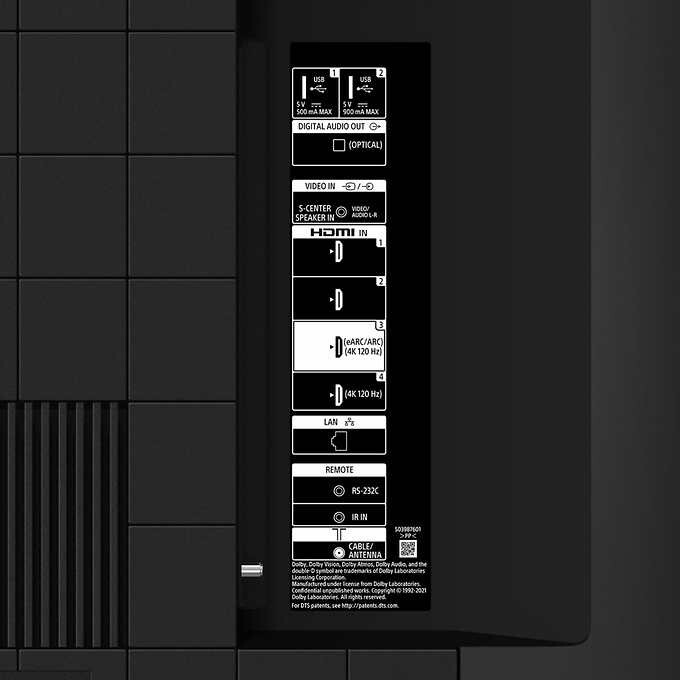 Sony 65 Inch 4K Ultra HD TV X90K Series BRAVIA XR Full Array LED Smart