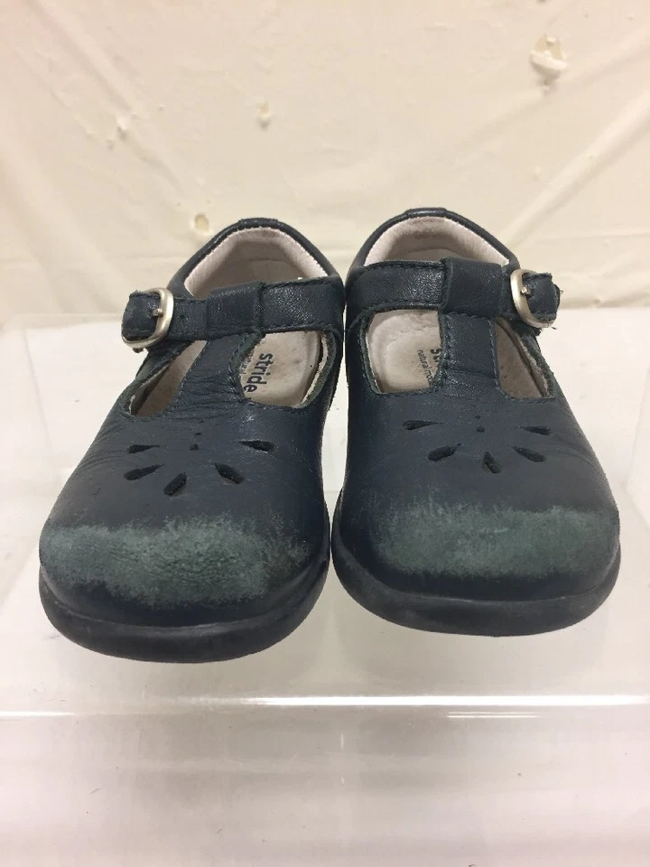 Stride Rite Cuero Azul Niñas Pequeñas Talla 5 M Katy Foto 4 de 4