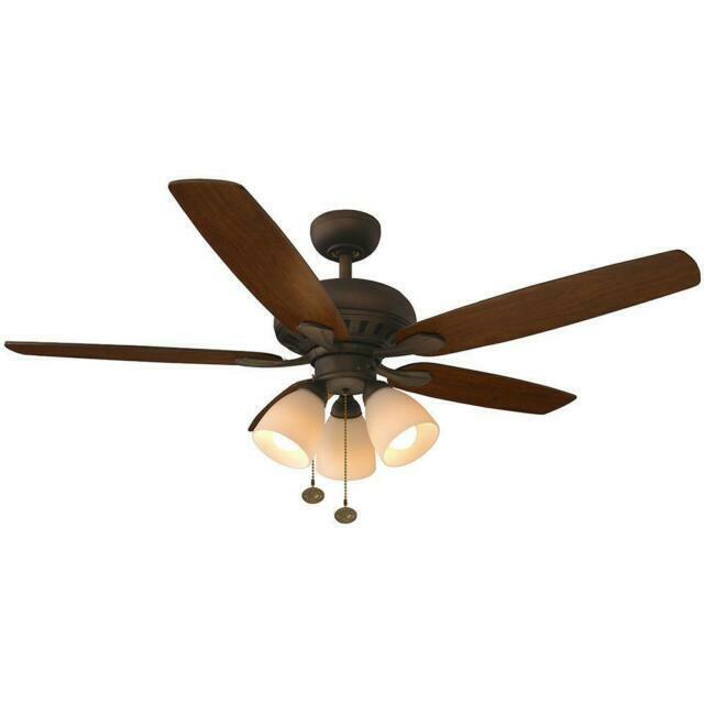 Led Oil Rubbed Bronze Ceiling Fan 51751, How To Replace A Hampton Bay Ceiling Fan Pull Chain