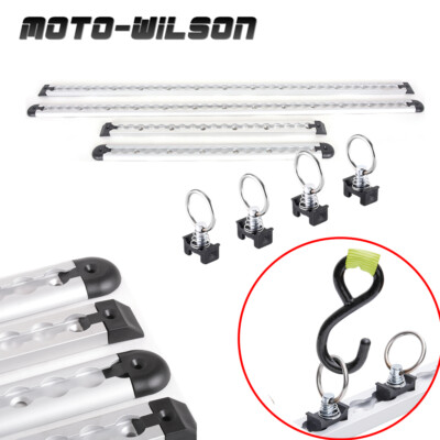 50-100CM Trailer Move Bike Ring Bolts Anchor Track Tie Down Rail Point System