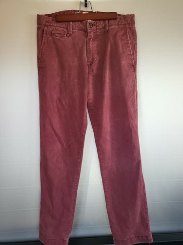 Pants Size 30x30, Slim, Maroon | eBay