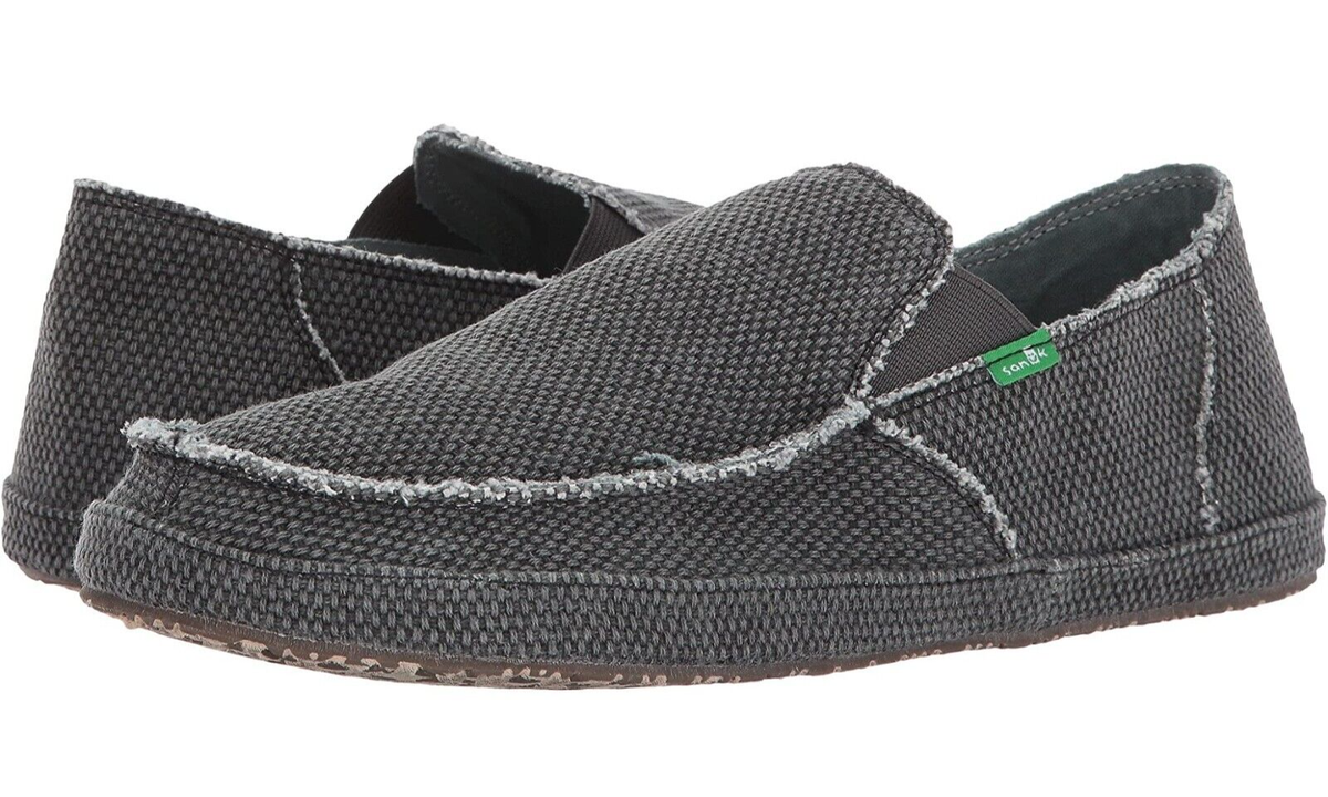 Sanuk Rounder Sidewalk Surfer Men\'s Loafers Gray Slip-On Size 10 EU 41 beach Rounder | Men main image 4