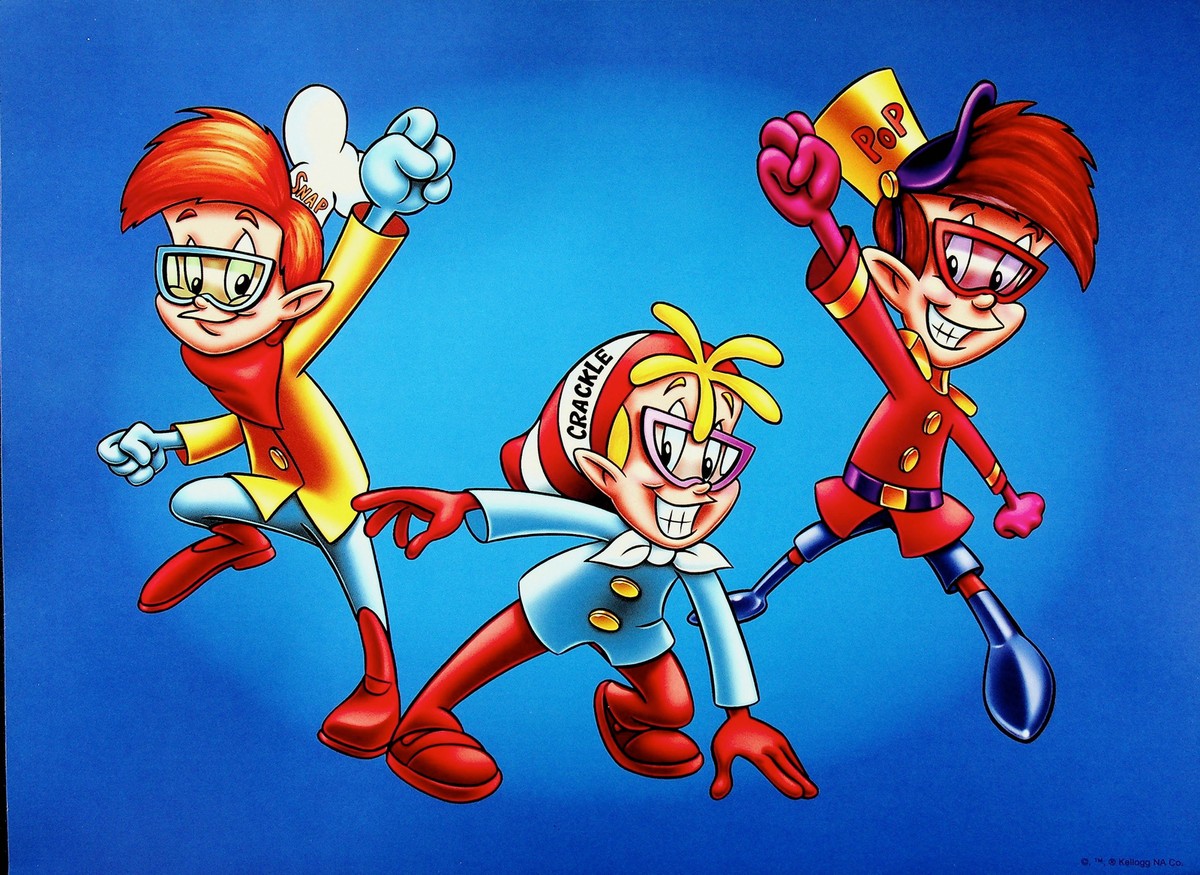 Snap Crackle Pop Wearing Shades Kelloggs Cereal Poster 9.5