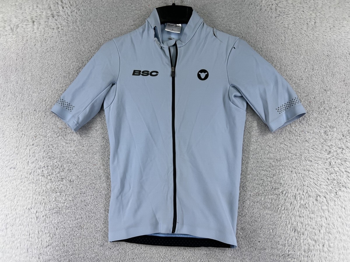 Black Sheep Cycling Jersey Womens Small Blue Thermal Nylon Full