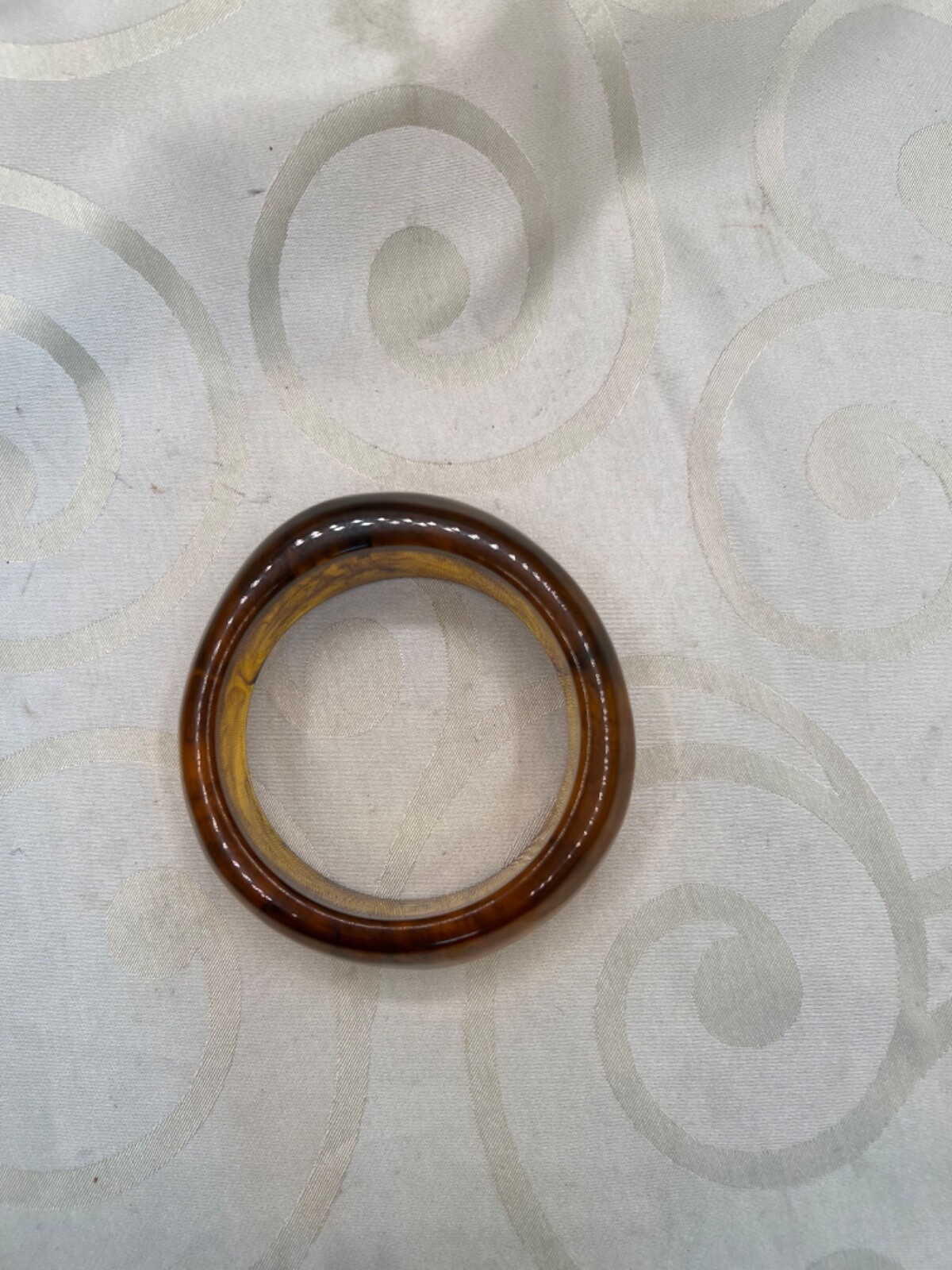 Root Beer Bangle Bakelite lookalike - image 11