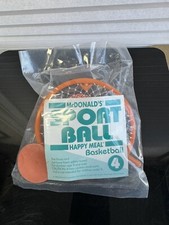 McDonalds Happy Meal 1990 SportsBall Basketball Toy New Sealed Vintage