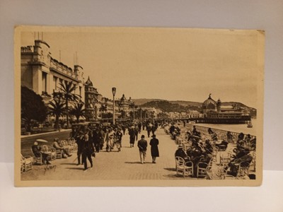 OLD Postcard CPA RPPC France -  Nice - La Promenade des Anglais