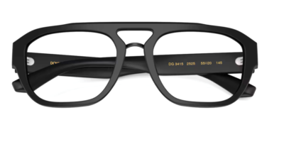 Dolce & Gabbana Reading Glasses DG 3415 2525 55-20 145 Matte Black