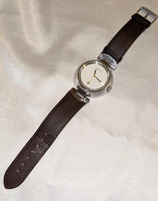 RARE Vintage Axcent Gravity Mens Quartz Watch X8510 Leather  display picture 1