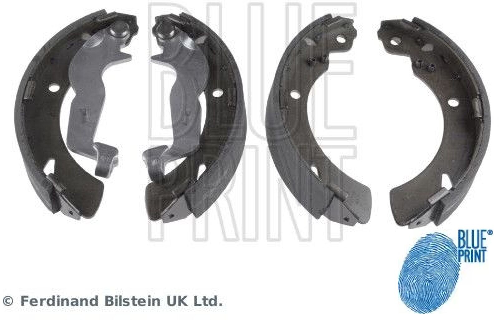 BLUE PRINT ADH24119 Bremsbackensatz 4 Bremsbacken Trommelbremse für Honda - Bild 2