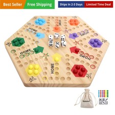 Wahoo Board Game Wooden  Aggravation Board Game Classic 2